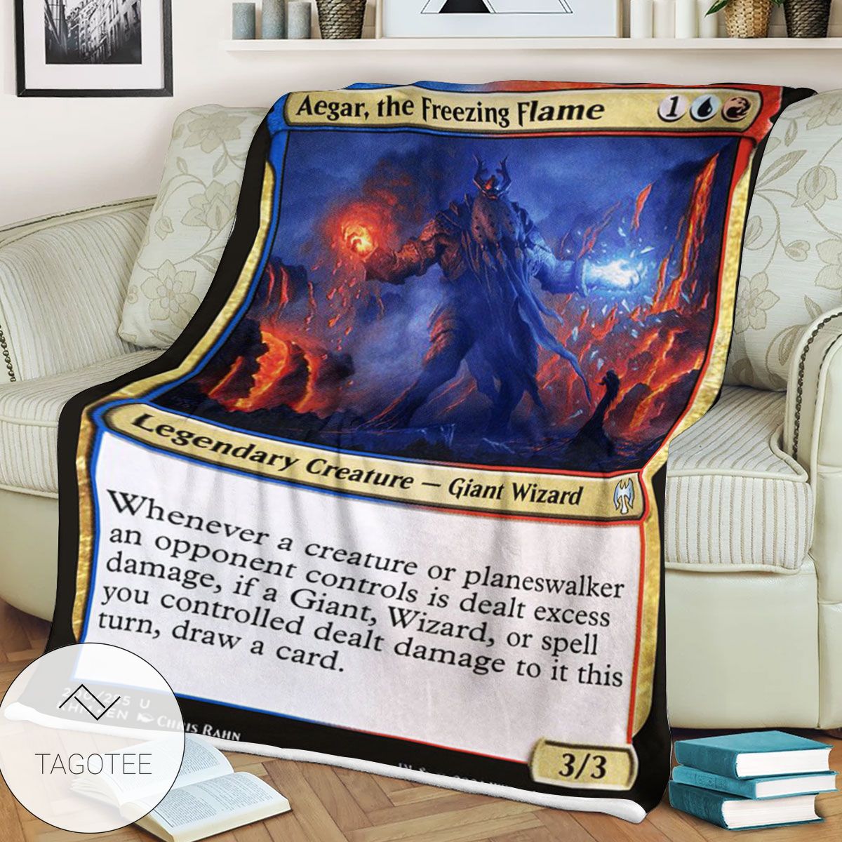 Khm 200 Aegar The Freezing Flame Mtg Game Magic The Gathering Blanket Khm 200 Aegar The Freezing Flame Mtg Game Magic The Gathering Blanket