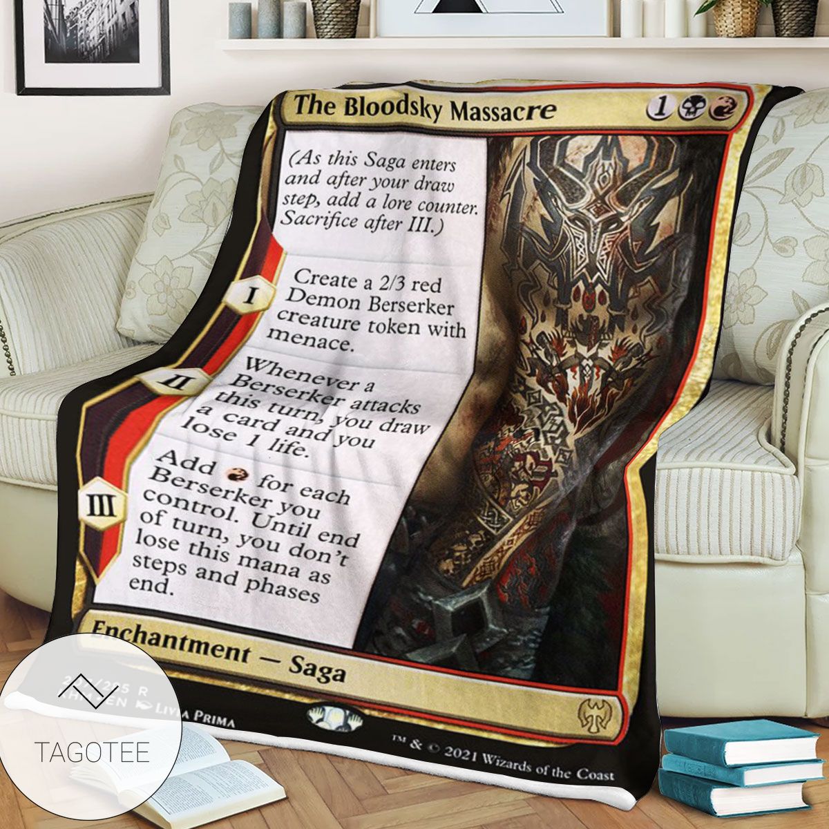 Khm 207 The Bloodsky Massacre Mtg Game Magic The Gathering Blanket Khm 207 The Bloodsky Massacre Mtg Game Magic The Gathering Blanket