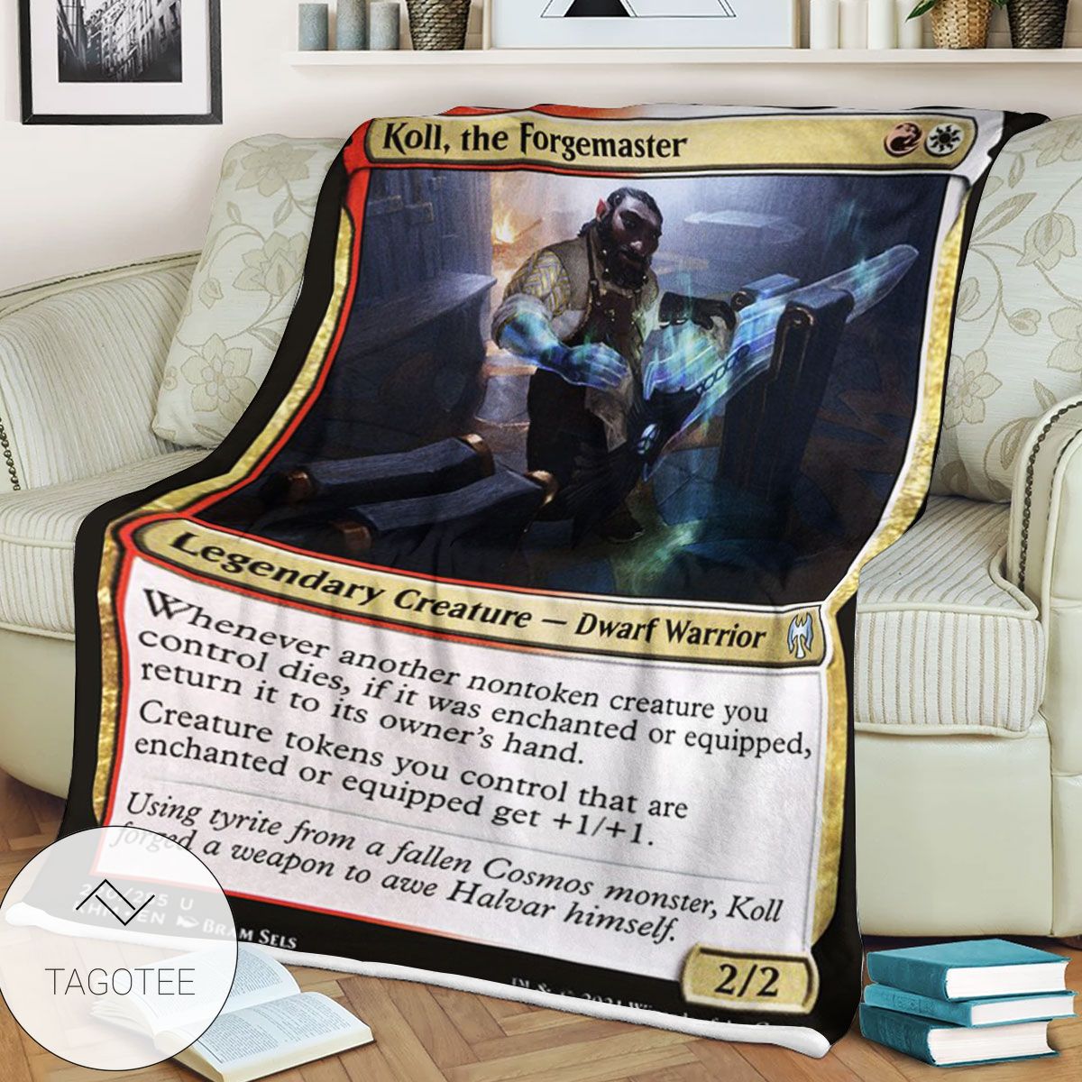Khm 220 Koll The Forgemaster Mtg Game Magic The Gathering Blanket Khm 220 Koll The Forgemaster Mtg Game Magic The Gathering Blanket