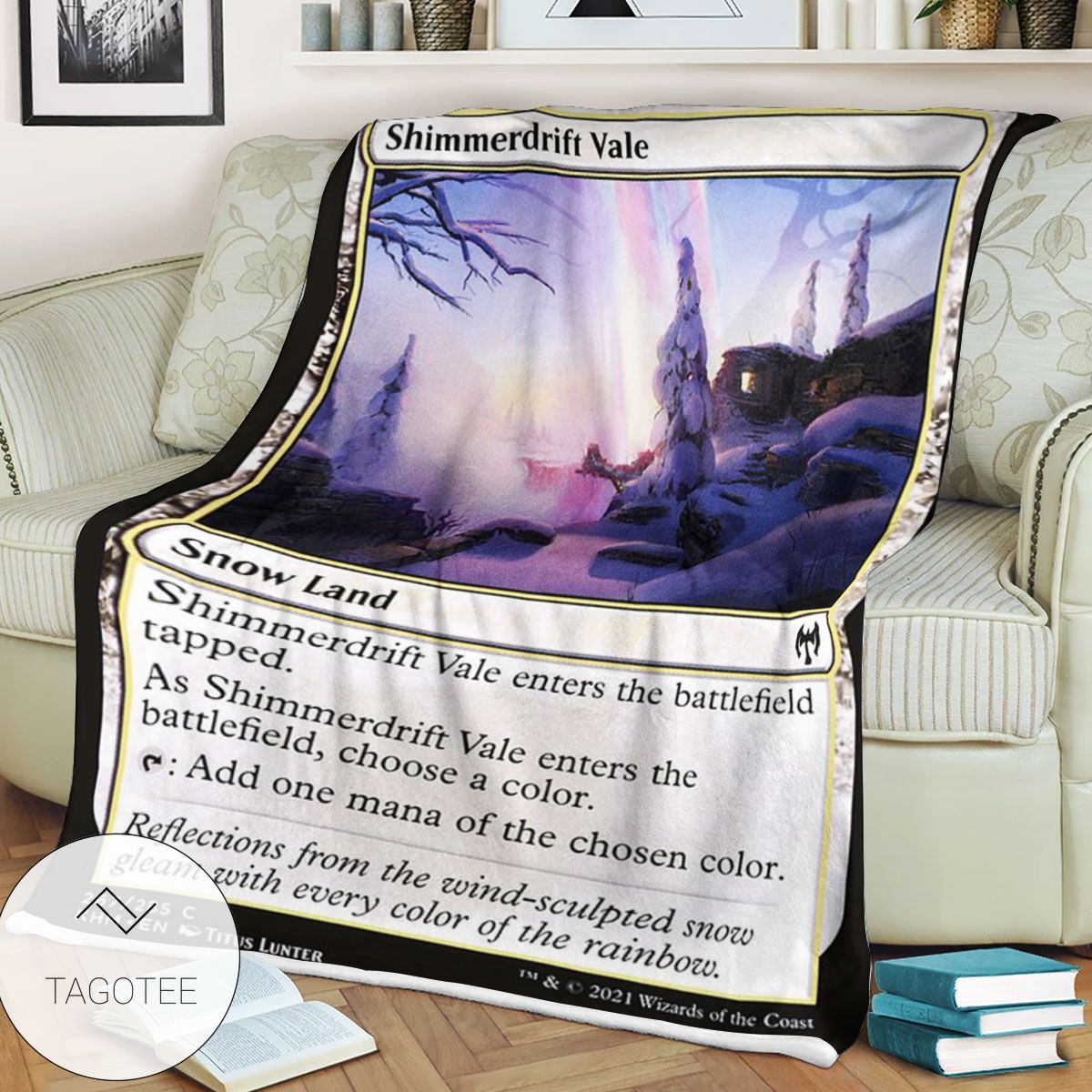 Khm 267 Shimmerdrift Vale Mtg Game Magic The Gathering Blanket Khm 267 Shimmerdrift Vale Mtg Game Magic The Gathering Blanket