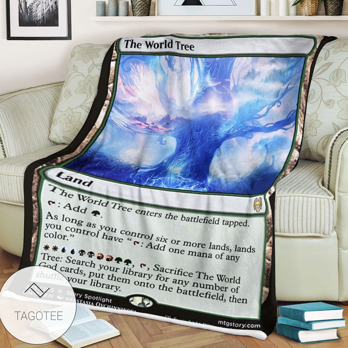 Khm 275 The World Tree Mtg Game Magic The Gathering Blanket Khm 275 The World Tree Mtg Game Magic The Gathering Blanket