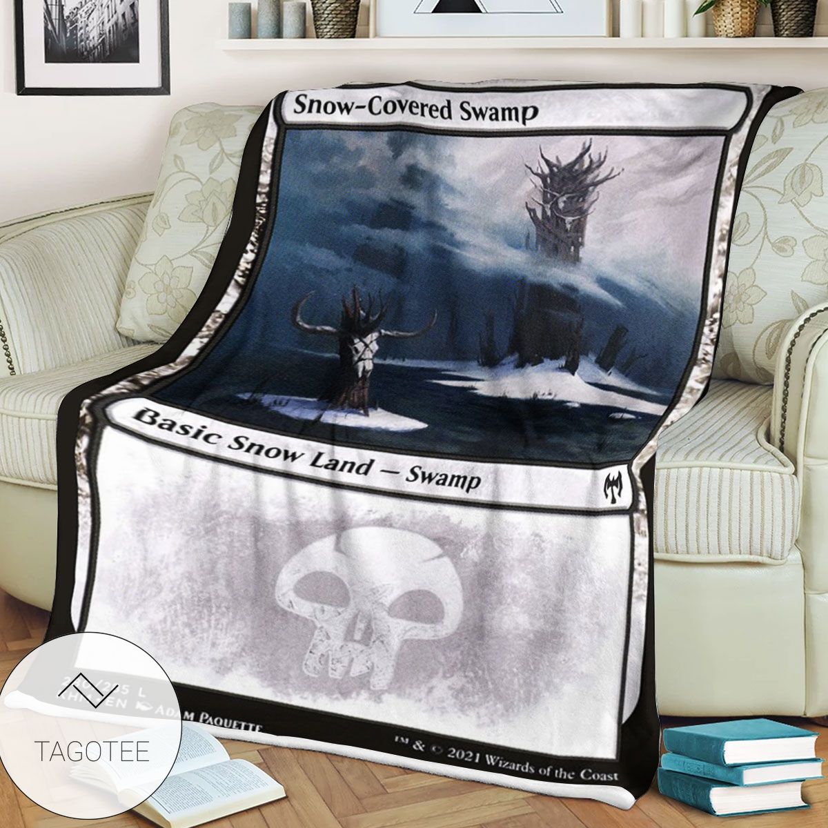 Khm 280 Snow Covered Swamp Mtg Game Magic The Gathering Blanket Khm 280 Snow Covered Swamp Mtg Game Magic The Gathering Blanket