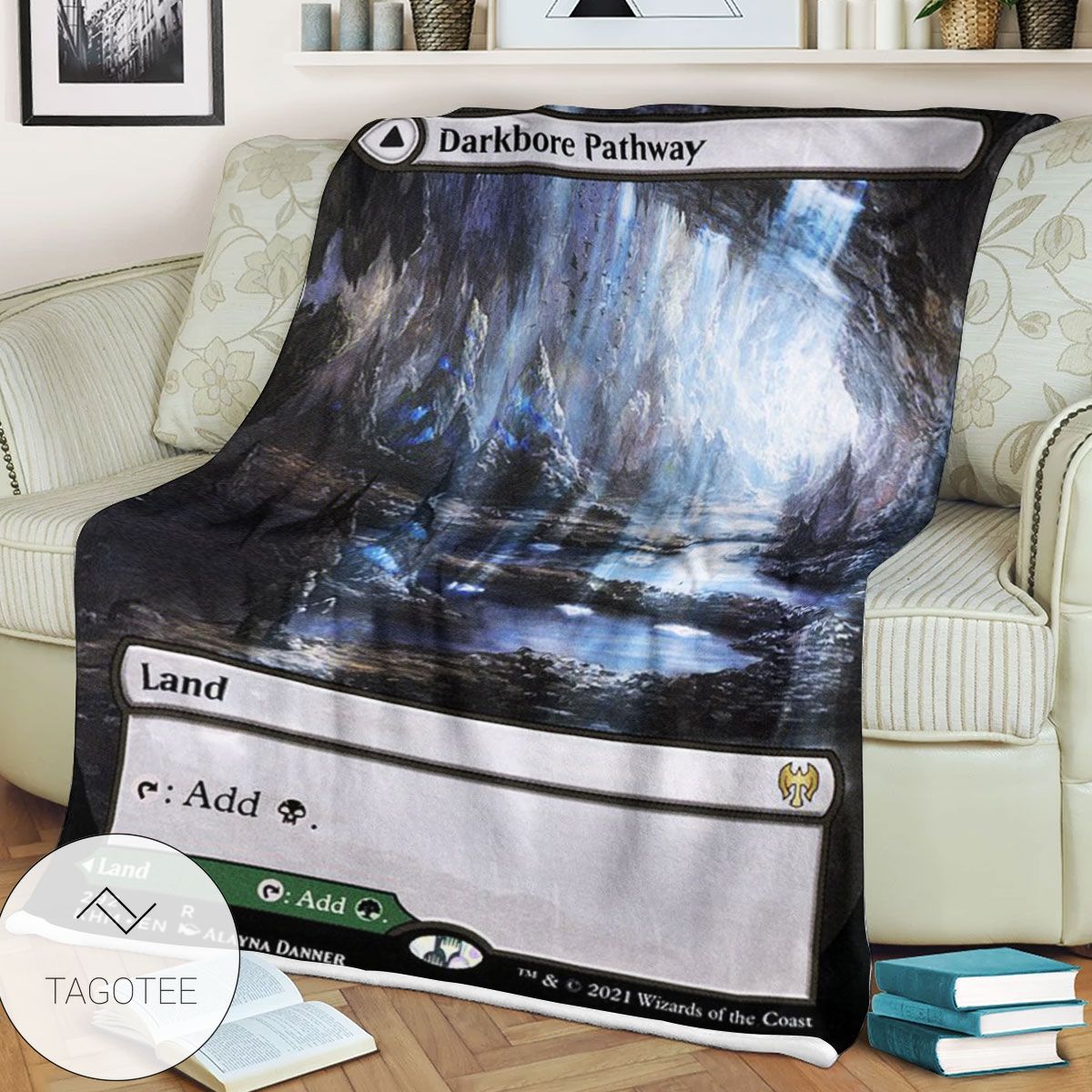 Khm 292 Darkbore Pathway Mtg Game Magic The Gathering Blanket Khm 292 Darkbore Pathway Mtg Game Magic The Gathering Blanket
