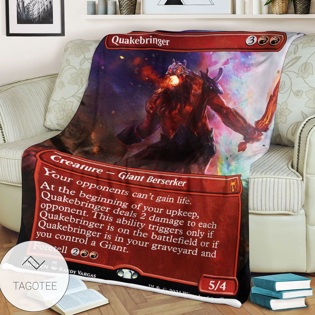 Khm 297 Quakebringer Mtg Game Magic The Gathering Blanket Khm 297 Quakebringer Mtg Game Magic The Gathering Blanket