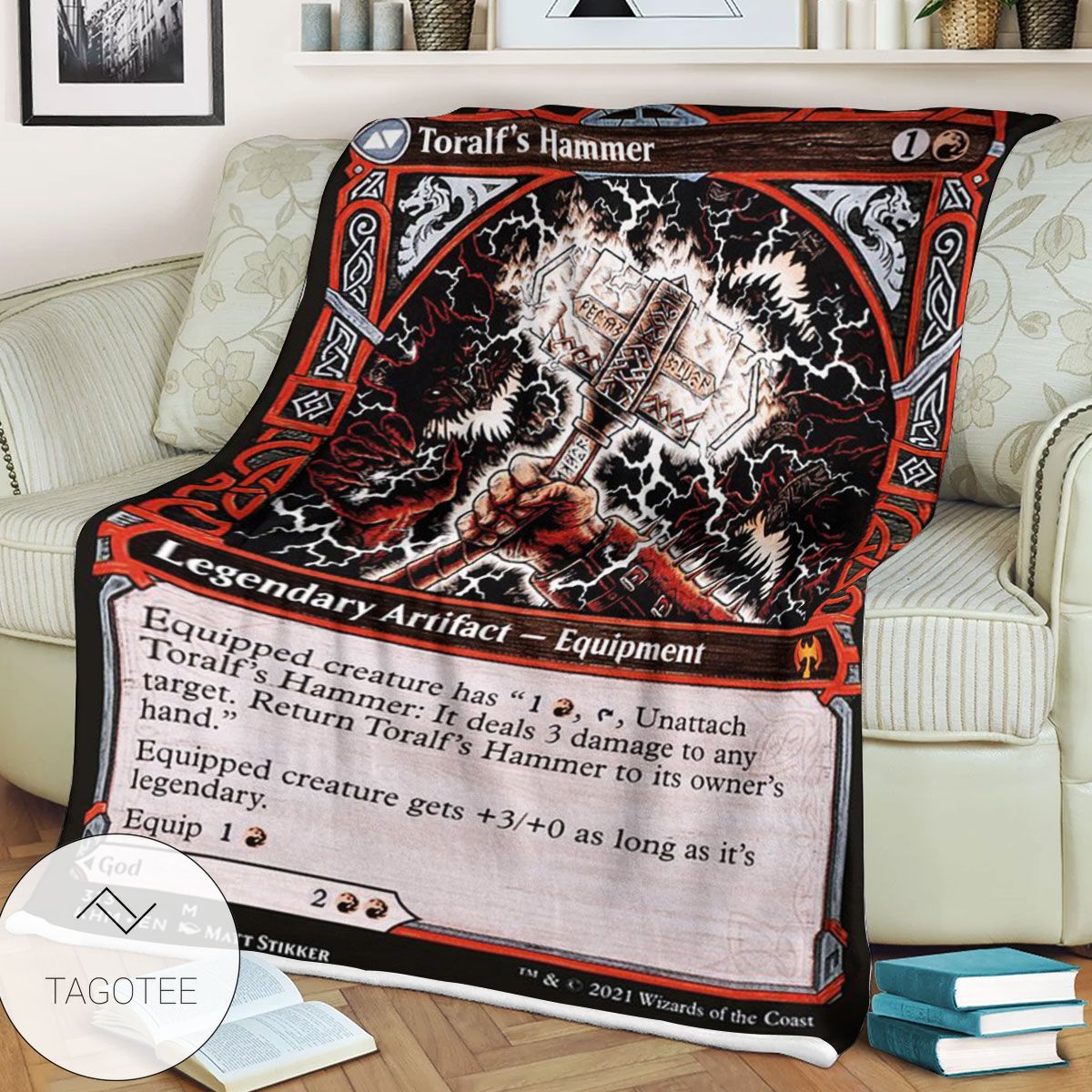 Khm 313 Toralf S Hammer Mtg Game Magic The Gathering Blanket Khm 313 Toralf S Hammer Mtg Game Magic The Gathering Blanket