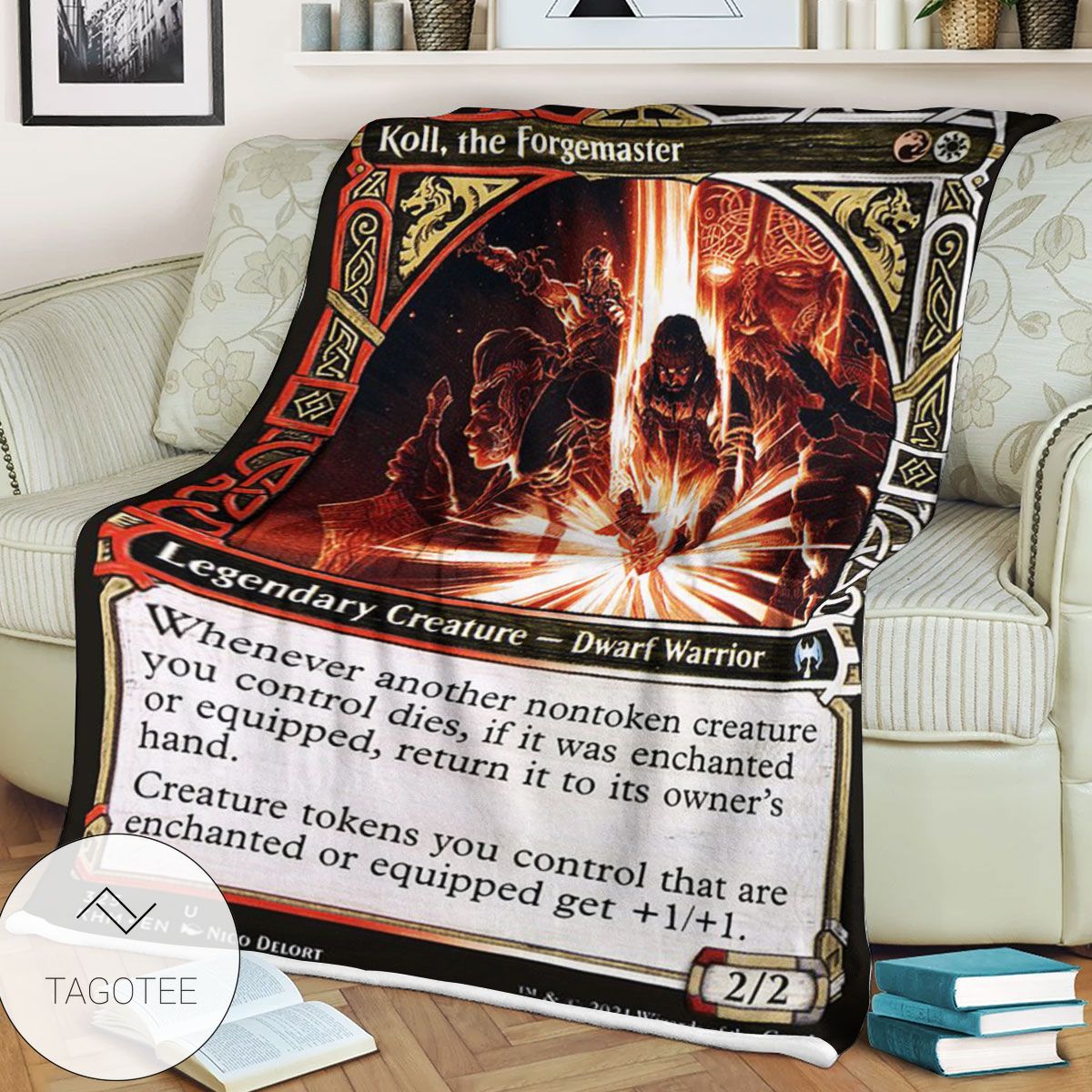 Khm 325 Koll The Forgemaster Mtg Game Magic The Gathering Blanket Khm 325 Koll The Forgemaster Mtg Game Magic The Gathering Blanket