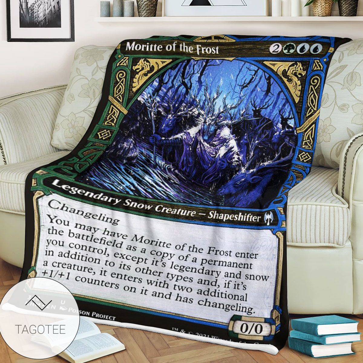 Khm 328 Moritte Of The Frost Mtg Game Magic The Gathering Blanket Khm 328 Moritte Of The Frost Mtg Game Magic The Gathering Blanket