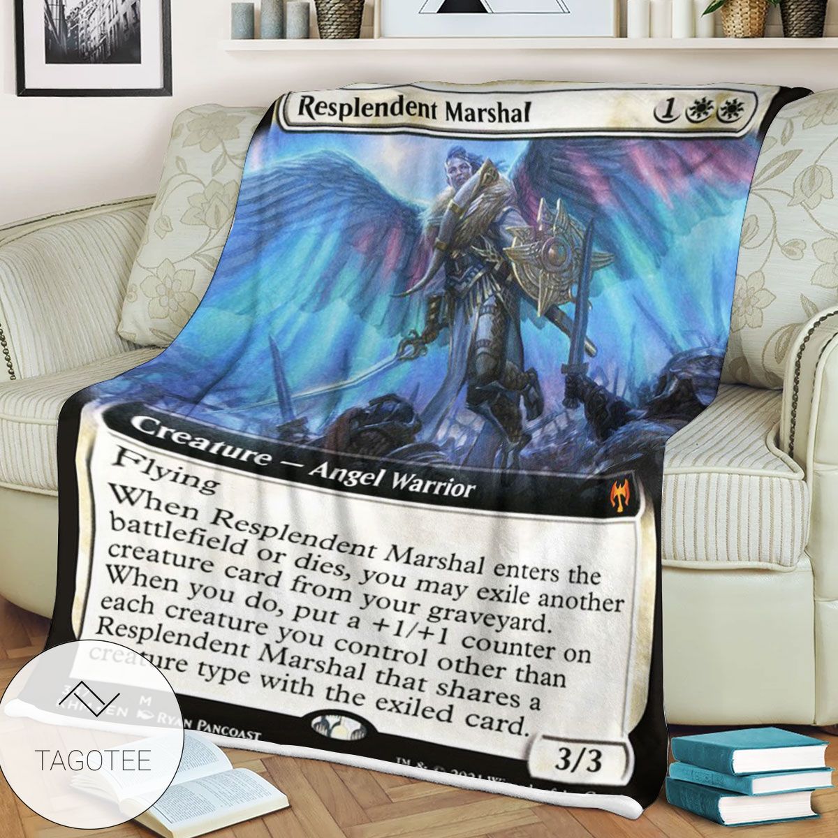 Khm 337 Resplendent Marshal Mtg Game Magic The Gathering Blanket Khm 337 Resplendent Marshal Mtg Game Magic The Gathering Blanket