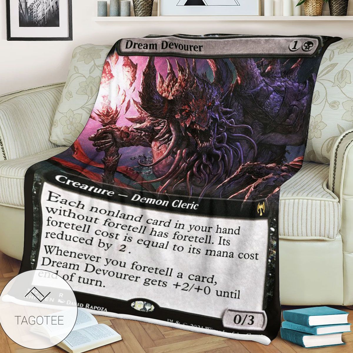 Khm 352 Dream Devourer Mtg Game Magic The Gathering Blanket Khm 352 Dream Devourer Mtg Game Magic The Gathering Blanket