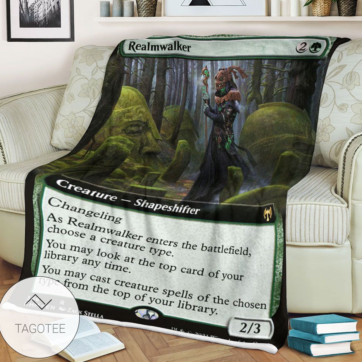 Khm 366 Realmwalker Mtg Game Magic The Gathering Blanket Khm 366 Realmwalker Mtg Game Magic The Gathering Blanket