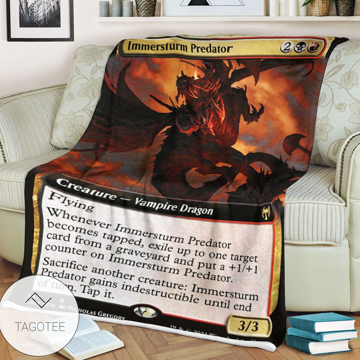 Khm 367 Immersturm Predator Mtg Game Magic The Gathering Blanket Khm 367 Immersturm Predator Mtg Game Magic The Gathering Blanket