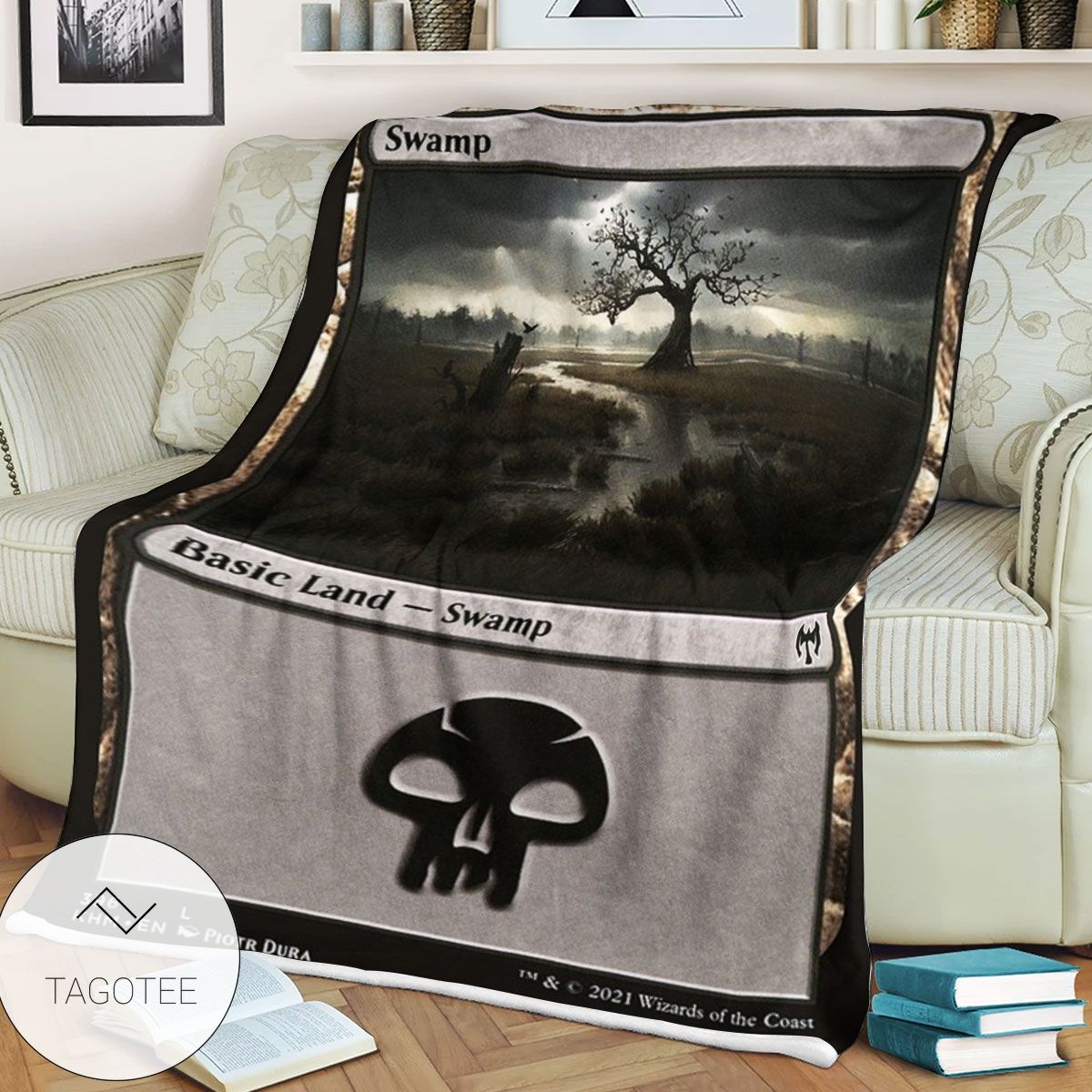 Khm 396 Swamp Mtg Game Magic The Gathering Blanket Khm 396 Swamp Mtg Game Magic The Gathering Blanket