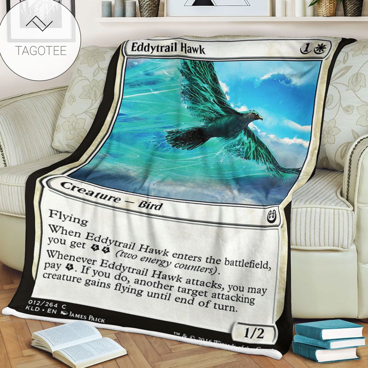 Kld 12 Eddytrail Hawk Game Mtg Magic The Gathering Fleece Blanket Kld 12 Eddytrail Hawk Game Mtg Magic The Gathering Fleece Blanket