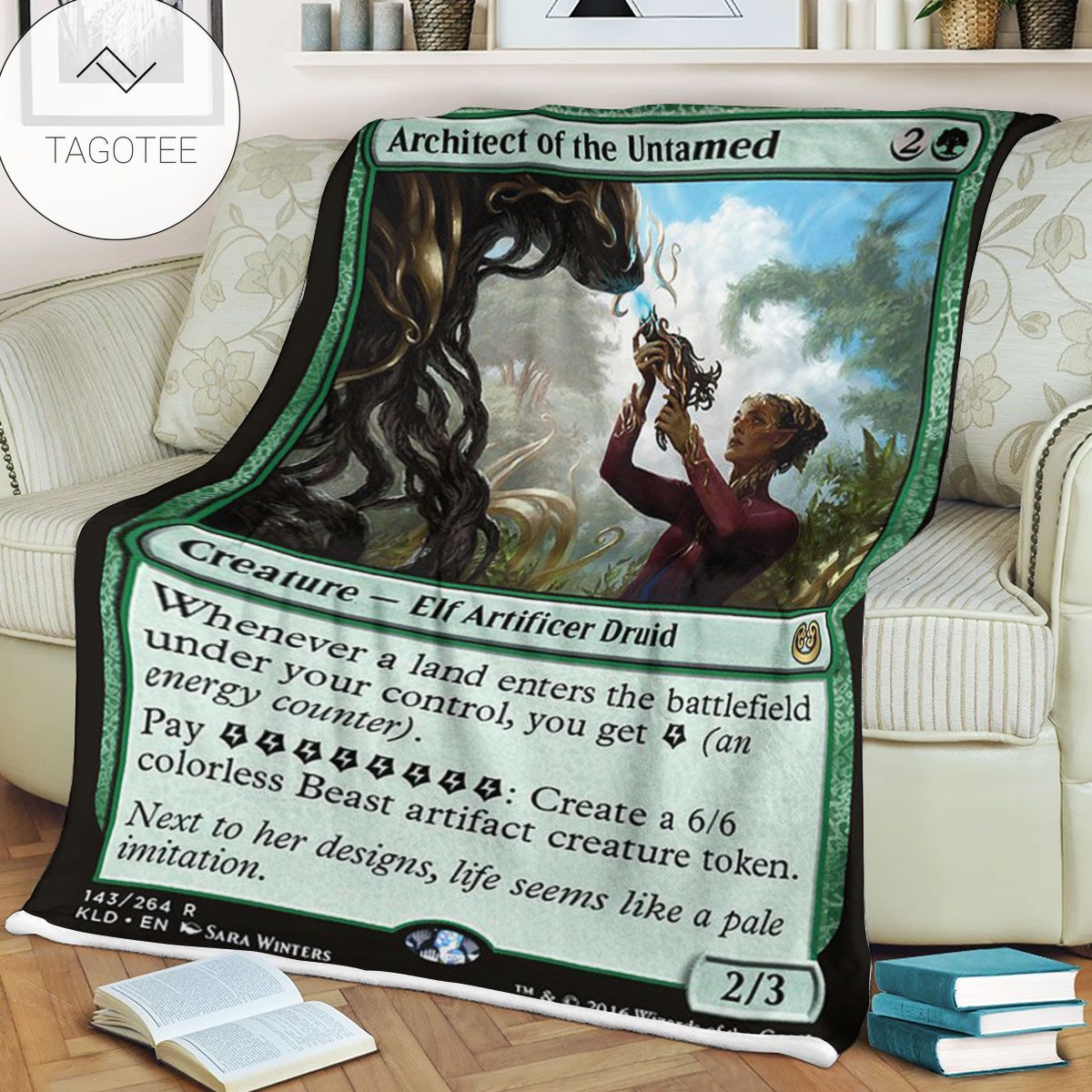 Kld 143 Architect Of The Untamed Game Mtg Magic The Gathering Fleece Blanket Kld 143 Architect Of The Untamed Game Mtg Magic The Gathering Fleece Blanket