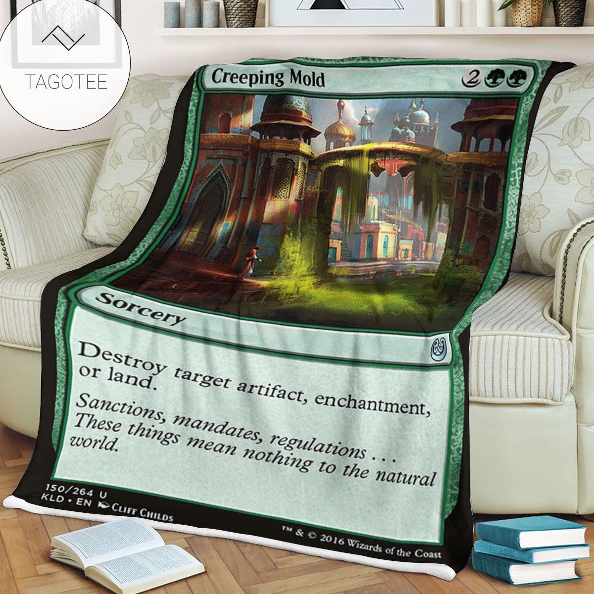 Kld 150 Creeping Mold Game Mtg Magic The Gathering Fleece Blanket Kld 150 Creeping Mold Game Mtg Magic The Gathering Fleece Blanket