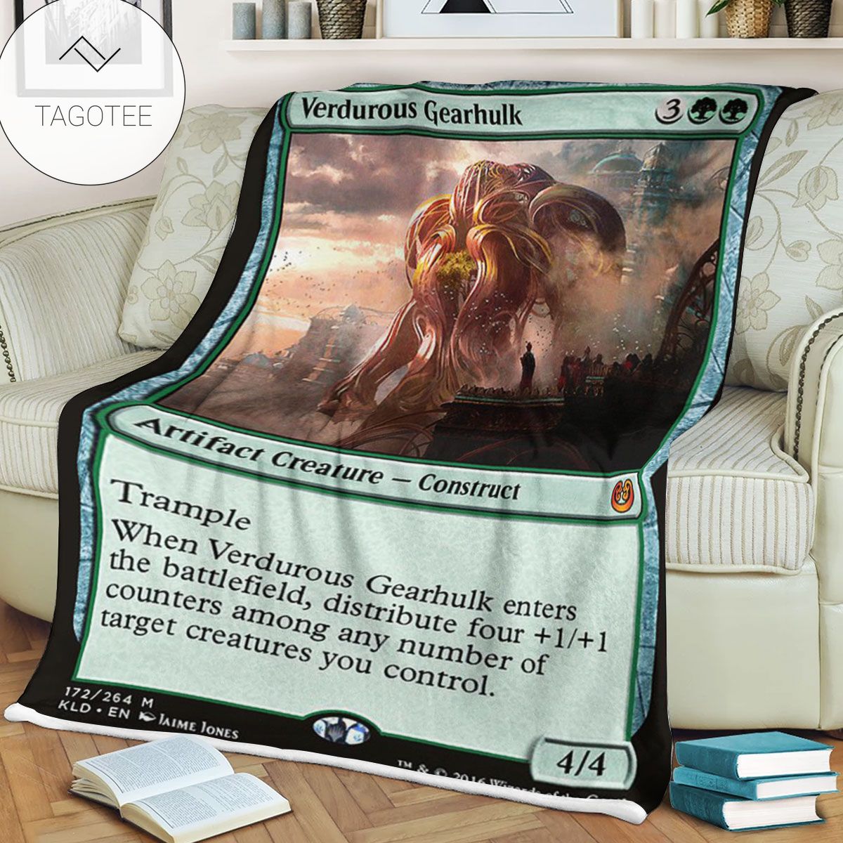 Kld 172 Verdurous Gearhulk Game Mtg Magic The Gathering Fleece Blanket Kld 172 Verdurous Gearhulk Game Mtg Magic The Gathering Fleece Blanket