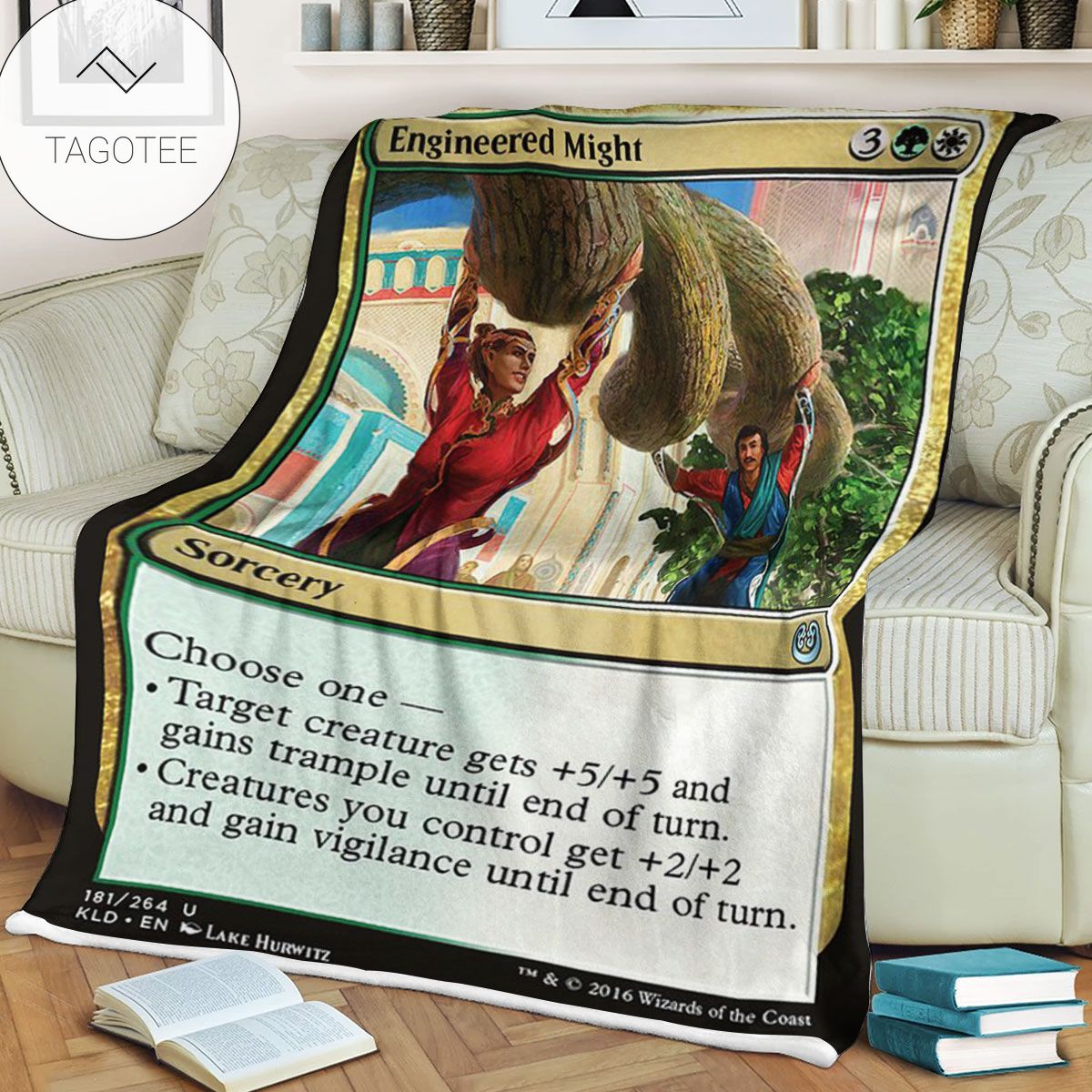 Kld 181 Engineered Might Game Mtg Magic The Gathering Fleece Blanket Kld 181 Engineered Might Game Mtg Magic The Gathering Fleece Blanket
