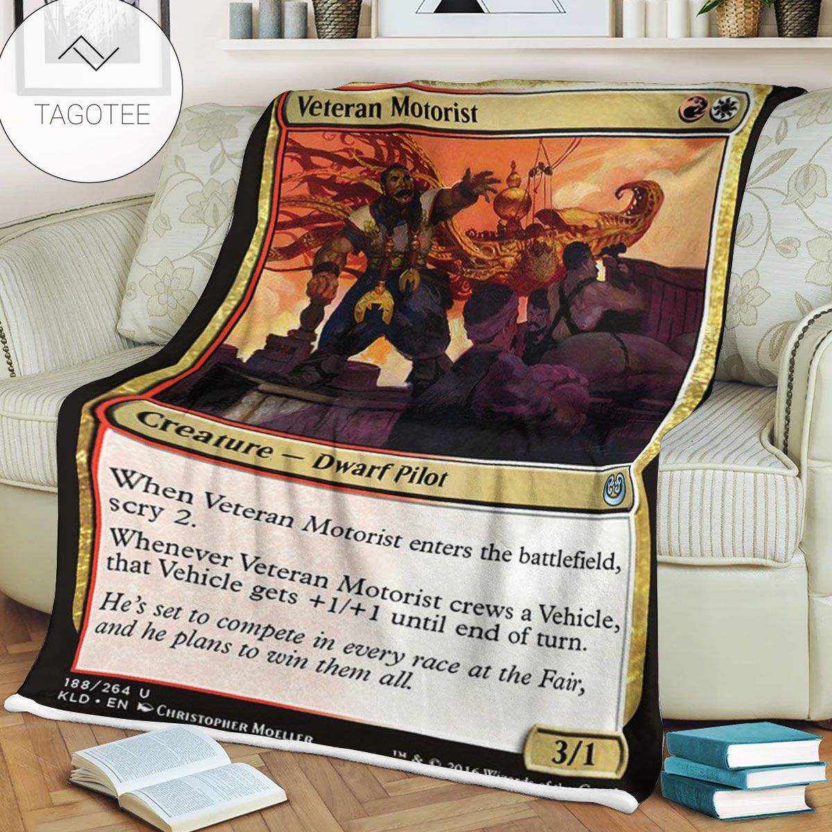 Kld 188 Veteran Motorist Game Mtg Magic The Gathering Fleece Blanket Kld 188 Veteran Motorist Game Mtg Magic The Gathering Fleece Blanket