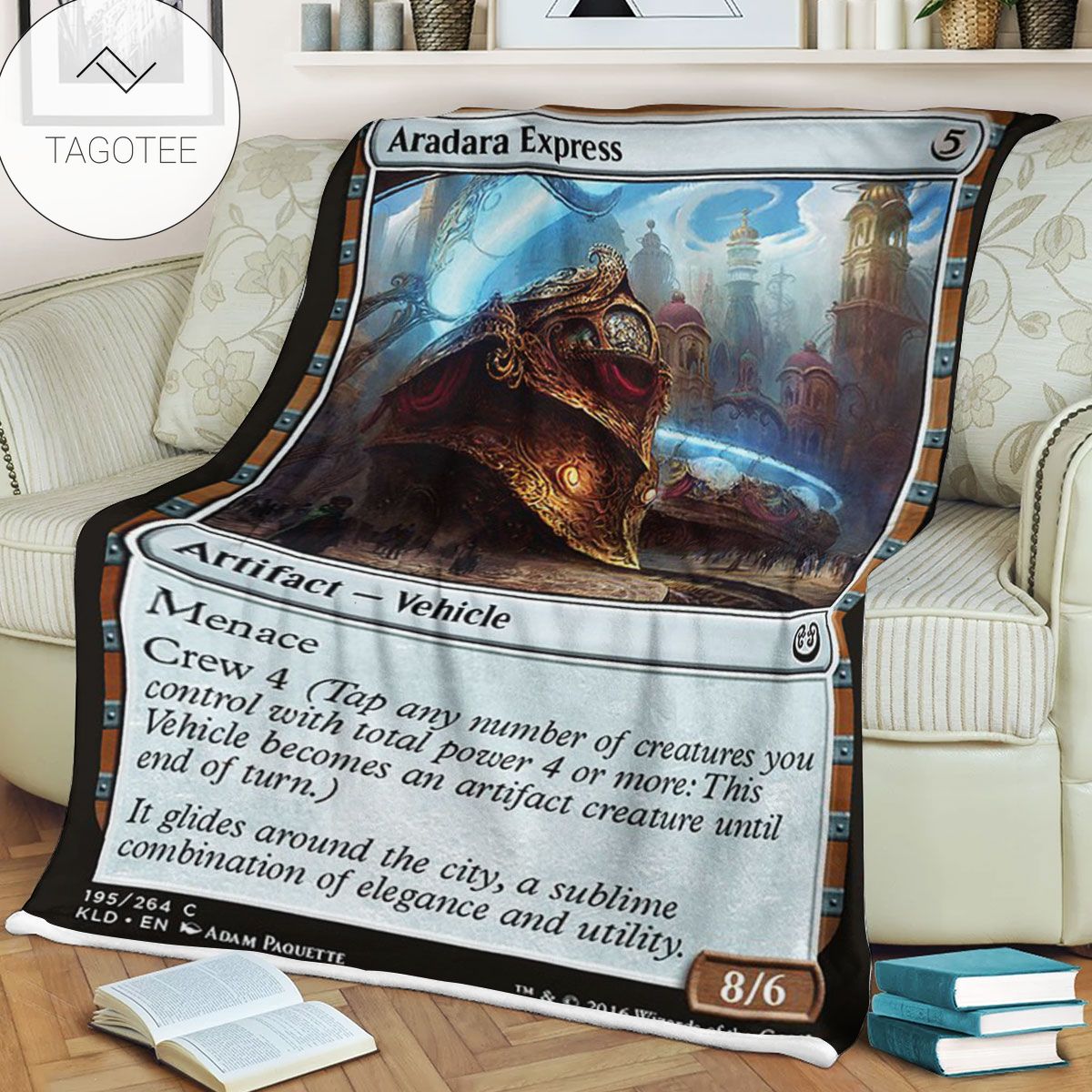 Kld 195 Aradara Express Game Mtg Magic The Gathering Fleece Blanket Kld 195 Aradara Express Game Mtg Magic The Gathering Fleece Blanket