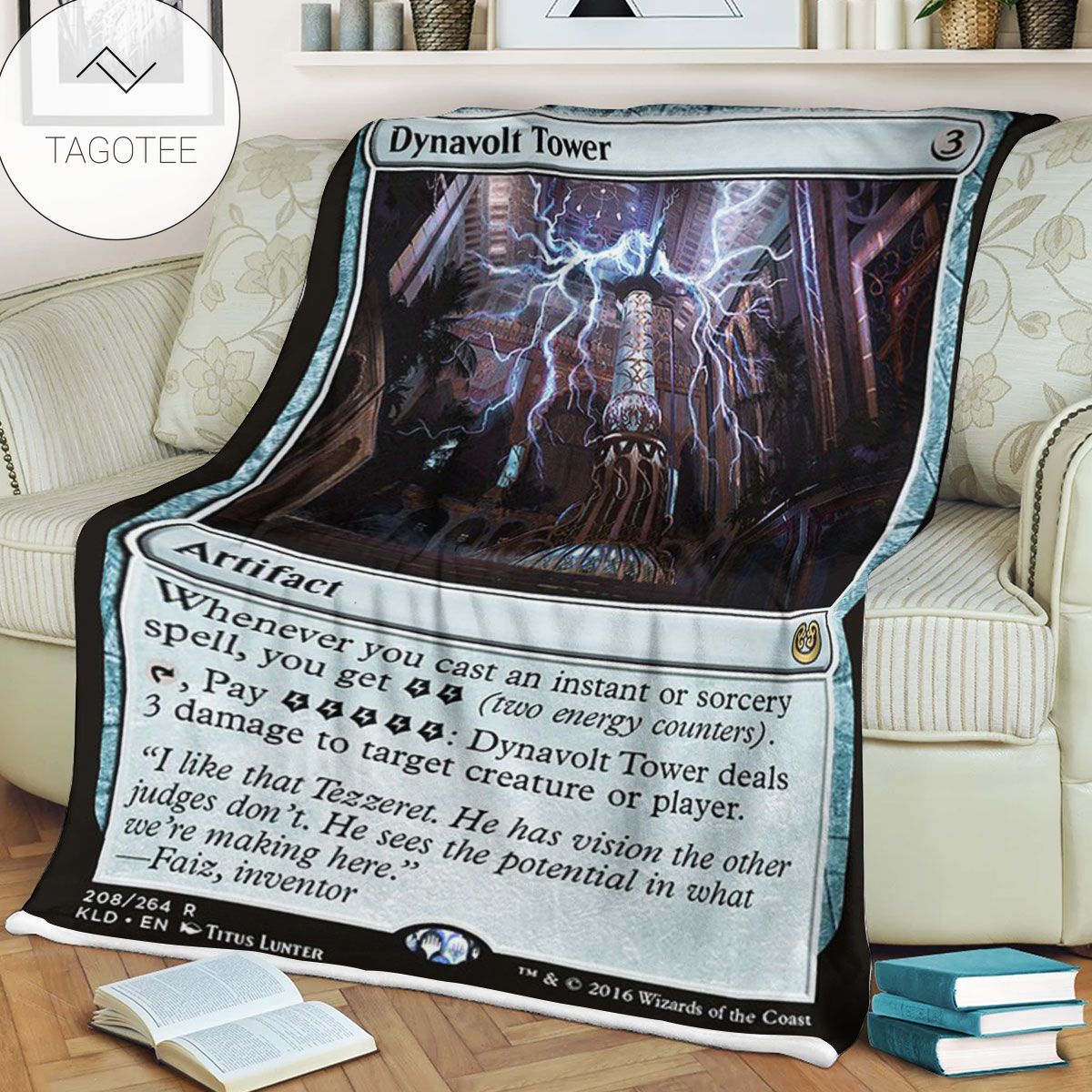 Kld 208 Dynavolt Tower Game Mtg Magic The Gathering Fleece Blanket Kld 208 Dynavolt Tower Game Mtg Magic The Gathering Fleece Blanket