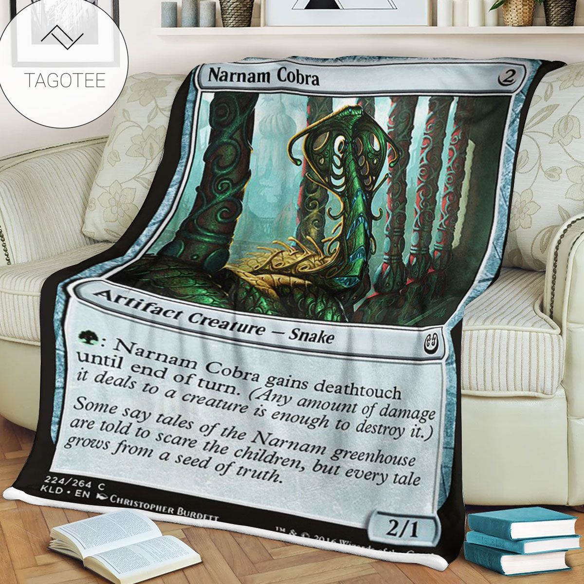 Kld 224 Narnam Cobra Game Mtg Magic The Gathering Fleece Blanket Kld 224 Narnam Cobra Game Mtg Magic The Gathering Fleece Blanket