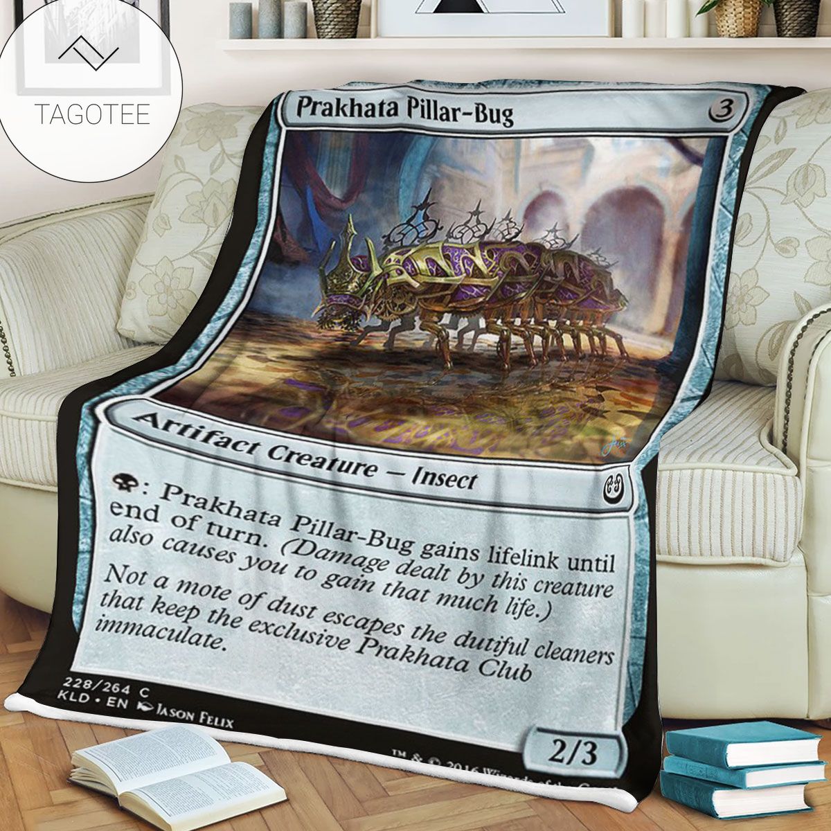 Kld 228 Prakhata Pillar Bug Game Mtg Magic The Gathering Fleece Blanket Kld 228 Prakhata Pillar Bug Game Mtg Magic The Gathering Fleece Blanket