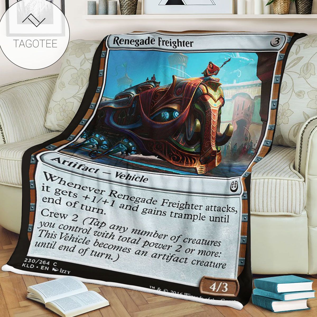 Kld 230 Renegade Freighter Game Mtg Magic The Gathering Fleece Blanket Kld 230 Renegade Freighter Game Mtg Magic The Gathering Fleece Blanket