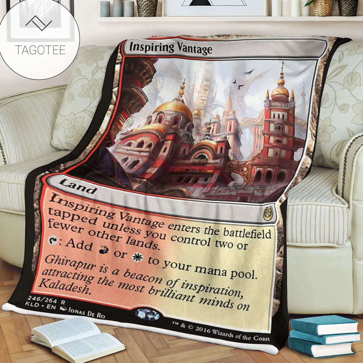 Kld 246 Inspiring Vantage Game Mtg Magic The Gathering Fleece Blanket Kld 246 Inspiring Vantage Game Mtg Magic The Gathering Fleece Blanket