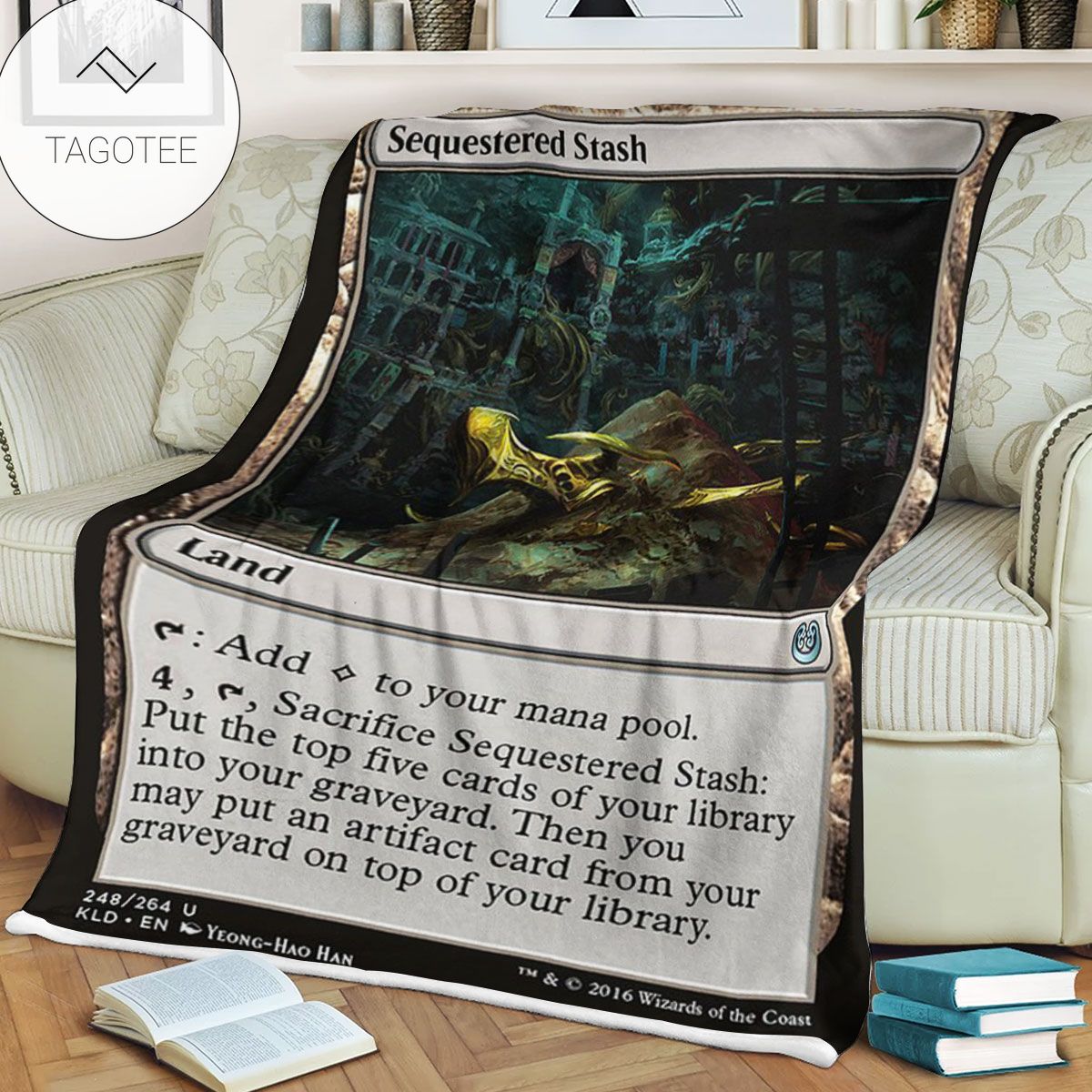 Kld 248 Sequestered Stash Game Mtg Magic The Gathering Fleece Blanket Kld 248 Sequestered Stash Game Mtg Magic The Gathering Fleece Blanket