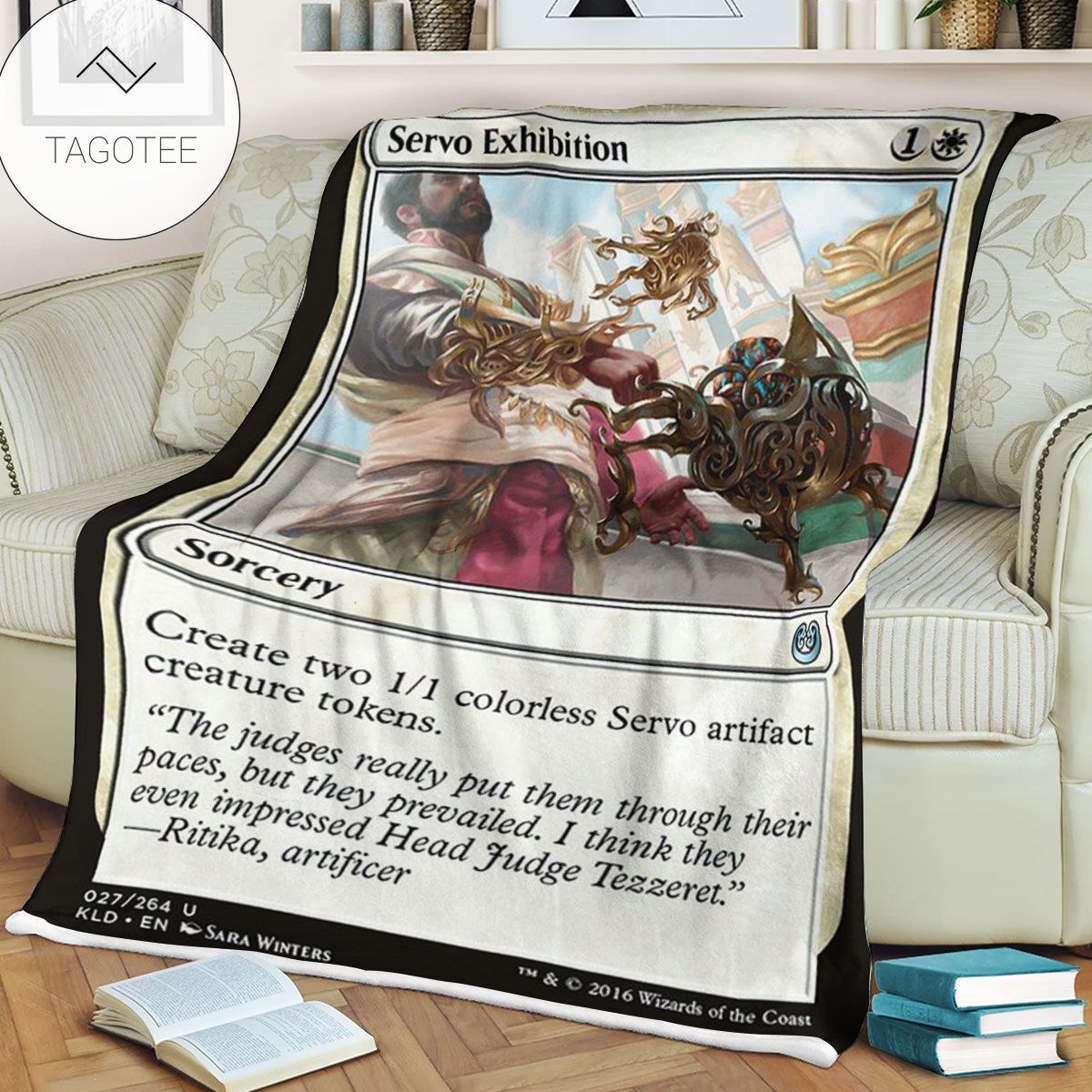 Kld 27 Servo Exhibition Game Mtg Magic The Gathering Fleece Blanket Kld 27 Servo Exhibition Game Mtg Magic The Gathering Fleece Blanket