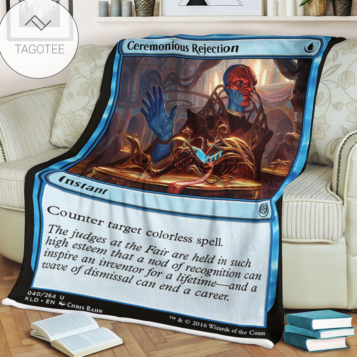 Kld 40 Ceremonious Rejection Game Mtg Magic The Gathering Fleece Blanket Kld 40 Ceremonious Rejection Game Mtg Magic The Gathering Fleece Blanket