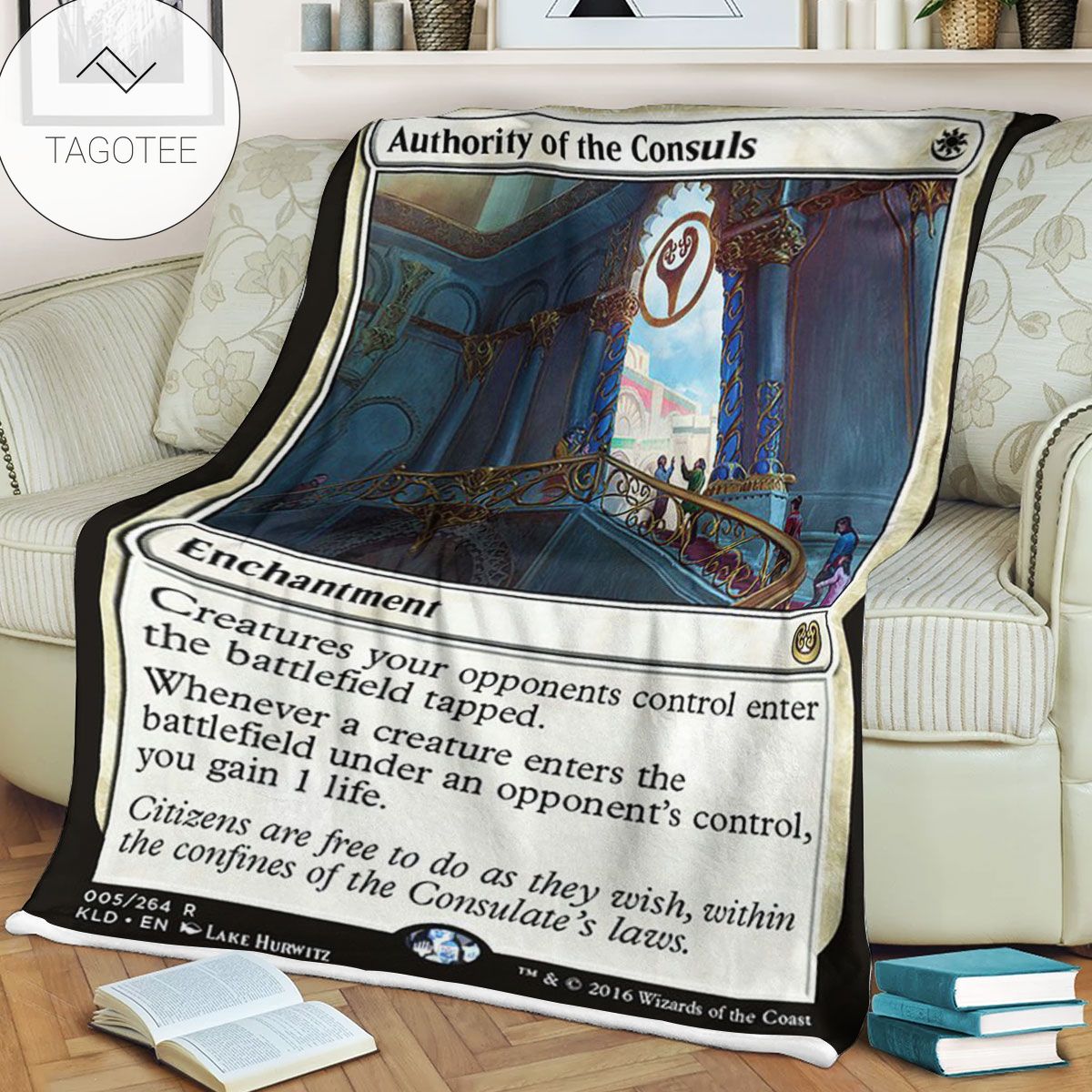 Kld 5 Authority Of The Consuls Game Mtg Magic The Gathering Fleece Blanket Kld 5 Authority Of The Consuls Game Mtg Magic The Gathering Fleece Blanket