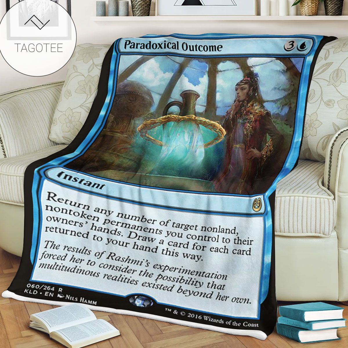 Kld 60 Paradoxical Outcome Game Mtg Magic The Gathering Fleece Blanket Kld 60 Paradoxical Outcome Game Mtg Magic The Gathering Fleece Blanket
