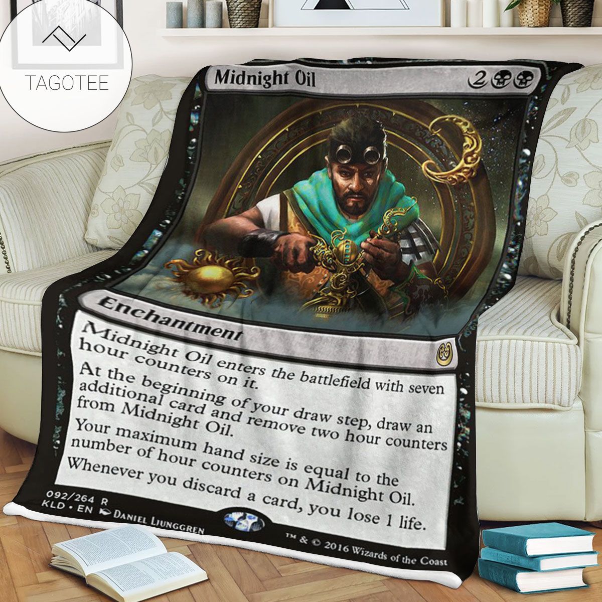 Kld 92 Midnight Oil Game Mtg Magic The Gathering Fleece Blanket Kld 92 Midnight Oil Game Mtg Magic The Gathering Fleece Blanket