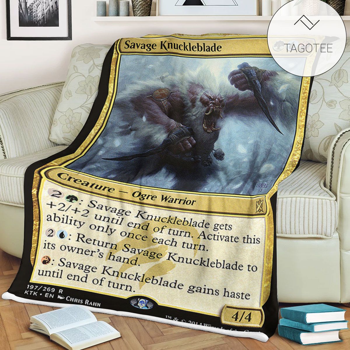 Ktk 197 Savage Knuckleblade Mtg Game Magic The Gathering Fleece Blanket Ktk 197 Savage Knuckleblade Mtg Game Magic The Gathering Fleece Blanket