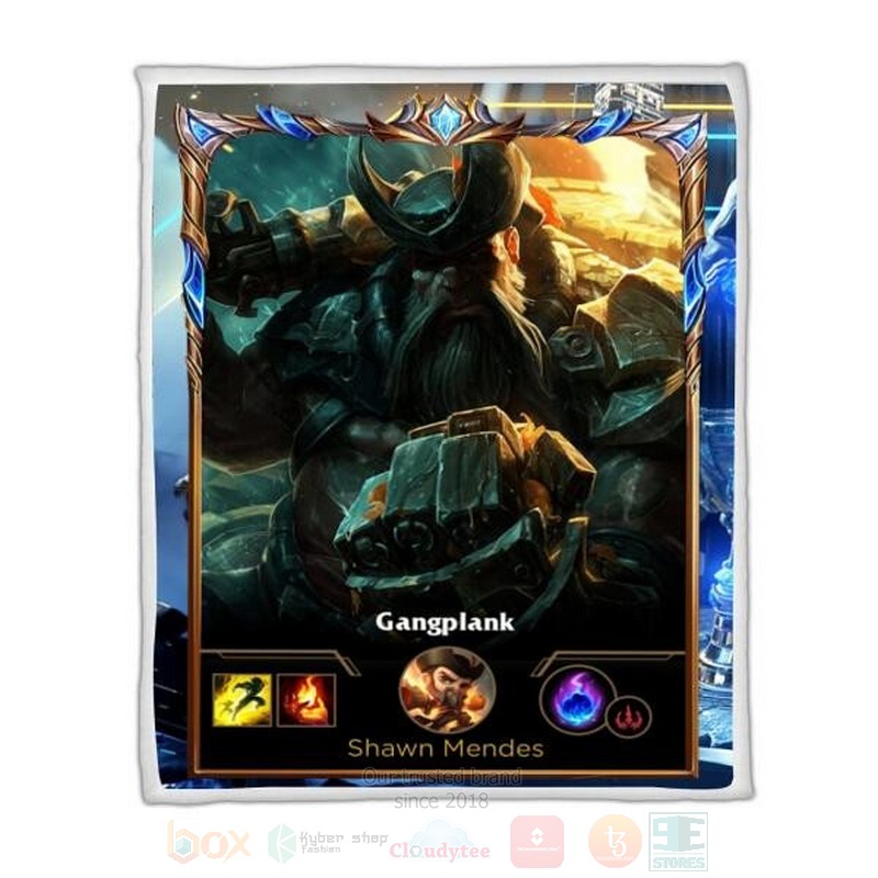 League Of Legends Gangplank Custom Name Sherpa Blanket League Of Legends Gangplank Custom Name Sherpa Blanket