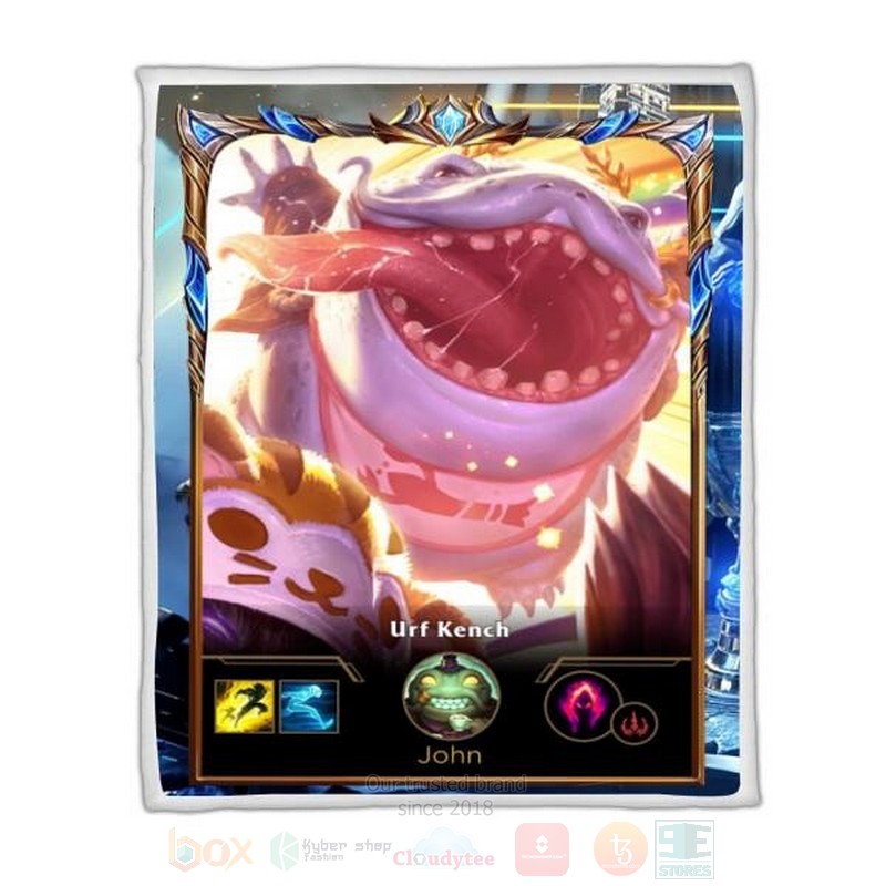 League Of Legends Tahm Kench Custom Name Sherpa Blanket League Of Legends Tahm Kench Custom Name Sherpa Blanket