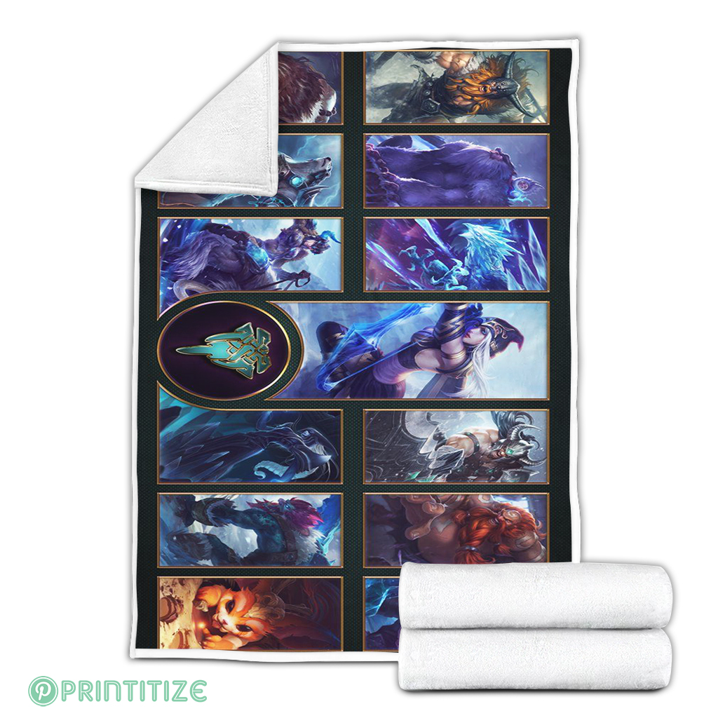 League of legends Freljord Champ Blanket League of legends Freljord Champ Blanket