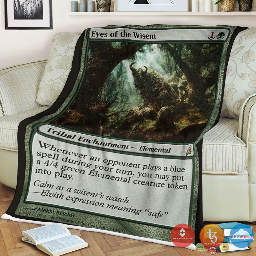 Lorwyn 210 Eyes Of The Wisent Blanket Lorwyn 210 Eyes Of The Wisent Blanket