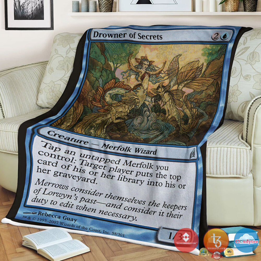 Lorwyn 58 Drowner Of Secrets Blanket Lorwyn 58 Drowner Of Secrets Blanket
