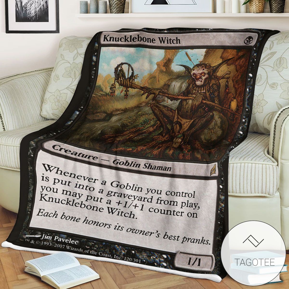 Lorwyn Lrw 120 Knucklebone Witch Mtg Blanket Tagotee Lorwyn Lrw 120 Knucklebone Witch Mtg Blanket Tagotee