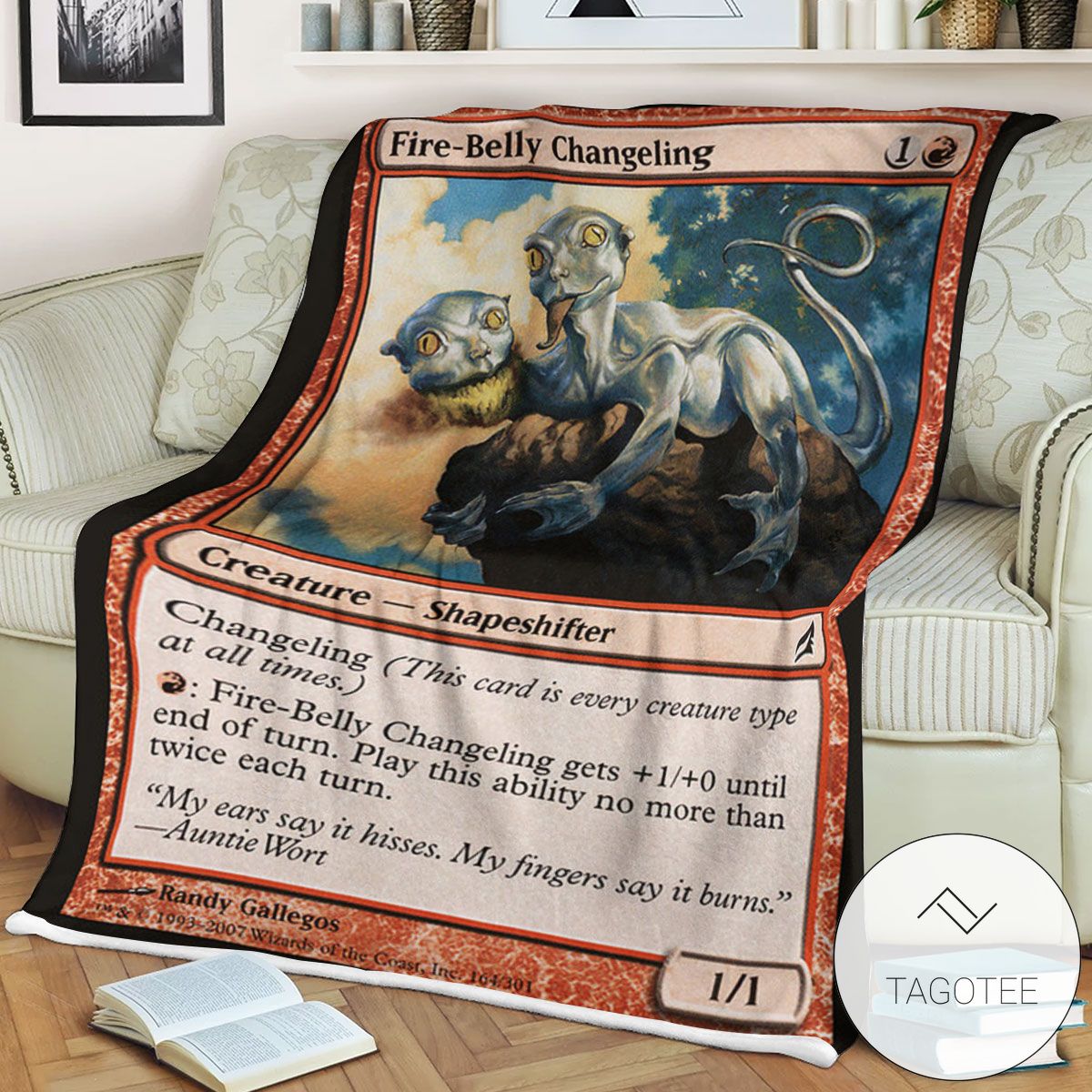 Lorwyn Lrw 164 Fire Belly Changeling Mtg Blanket Lorwyn Lrw 164 Fire Belly Changeling Mtg Blanket