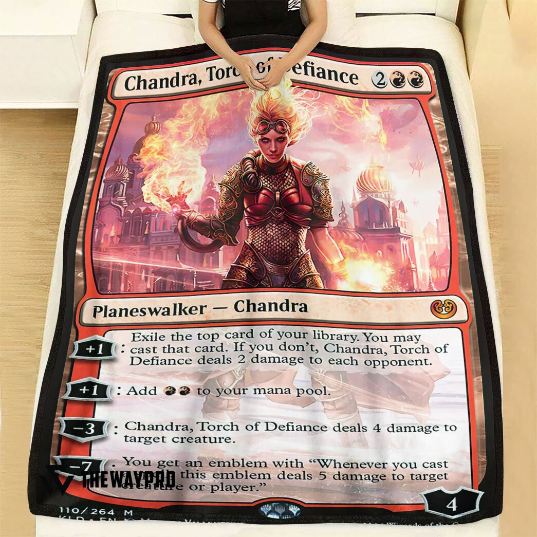 Magic The Gardening Chandra Torch Of Defiance Blanket Magic The Gardening Chandra Torch Of Defiance Blanket