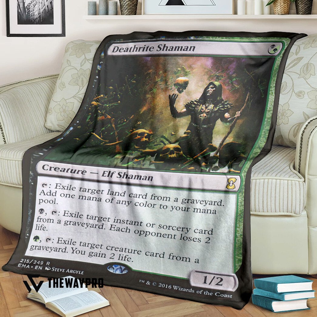 Magic The Gardening Deathrite Shaman Blanket Magic The Gardening Deathrite Shaman Blanket