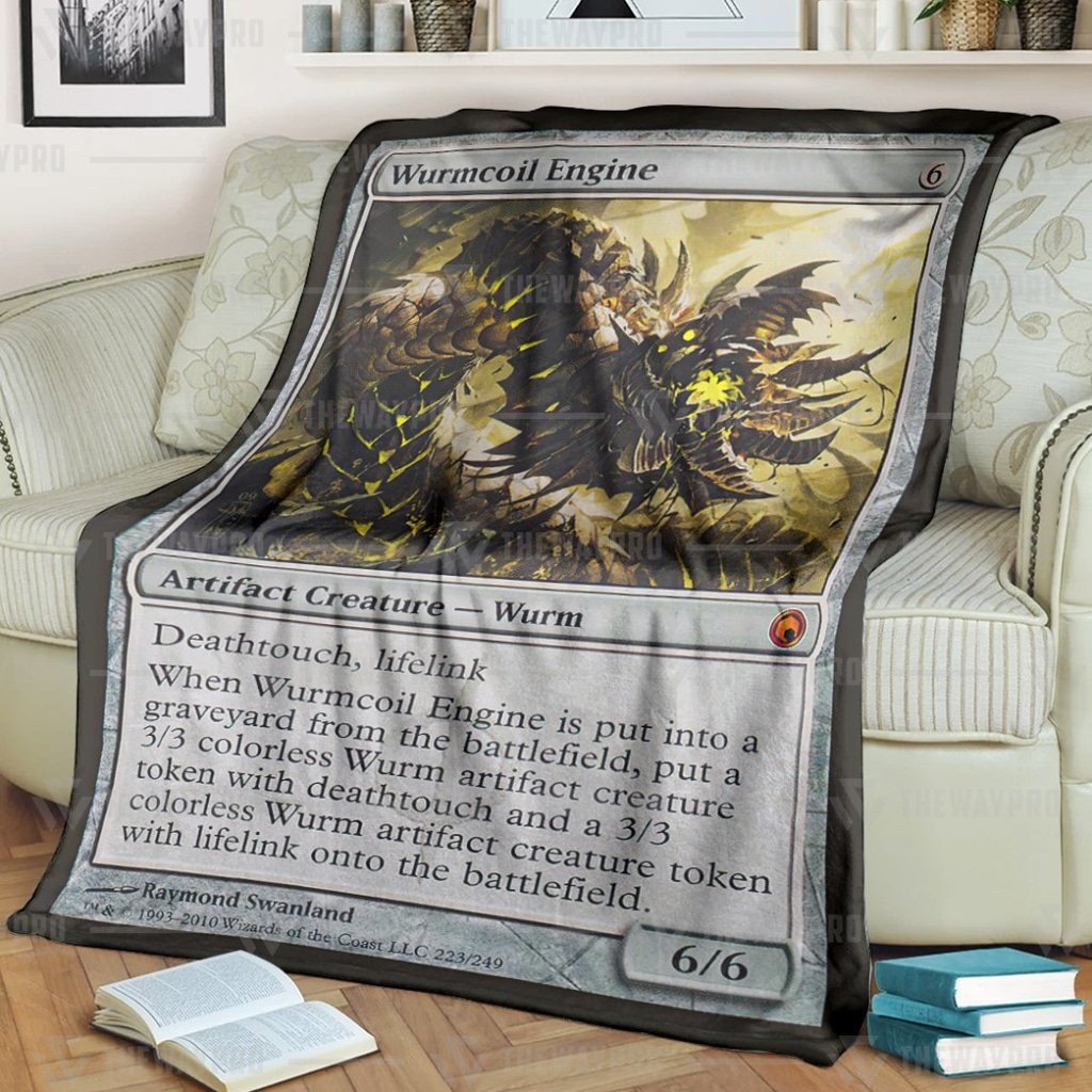 Magic The Gardening Wurmcoil Engine Blanket Magic The Gardening Wurmcoil Engine Blanket