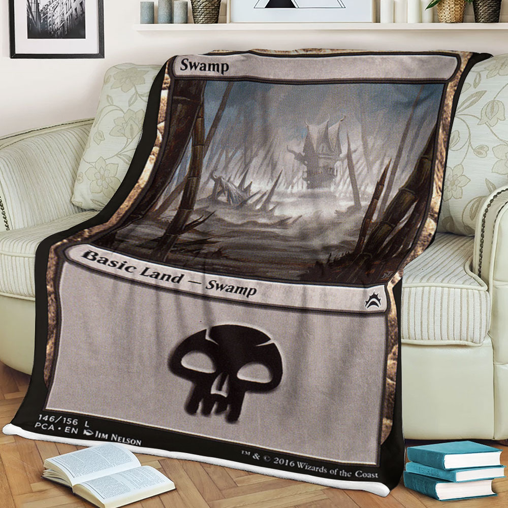 Magic The Gathering 146 Swamp Blanket Magic The Gathering 146 Swamp Blanket