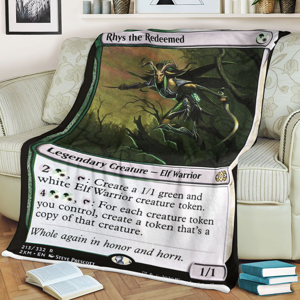 Magic The Gathering 2Xm 213 Rhys The Redeemed Blanket Magic The Gathering 2Xm 213 Rhys The Redeemed Blanket