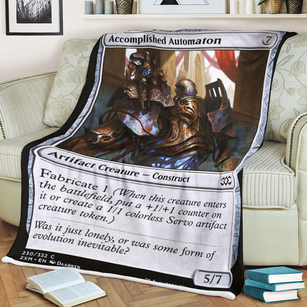 Magic The Gathering 2Xm 230 Accomplished Automaton Blanket Magic The Gathering 2Xm 230 Accomplished Automaton Blanket