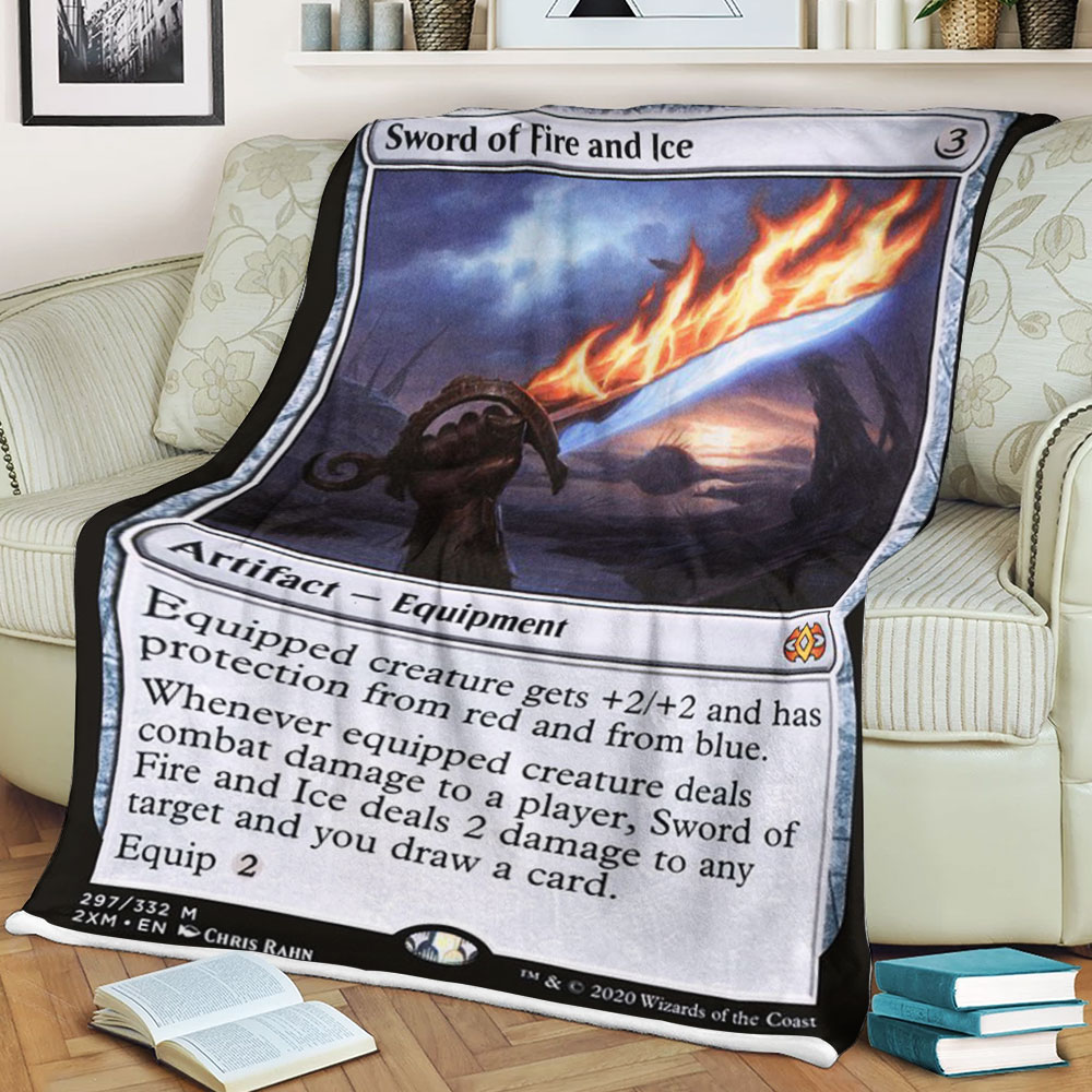 Magic The Gathering 2Xm 297 Sword Of Fire And Ice Blanket Magic The Gathering 2Xm 297 Sword Of Fire And Ice Blanket