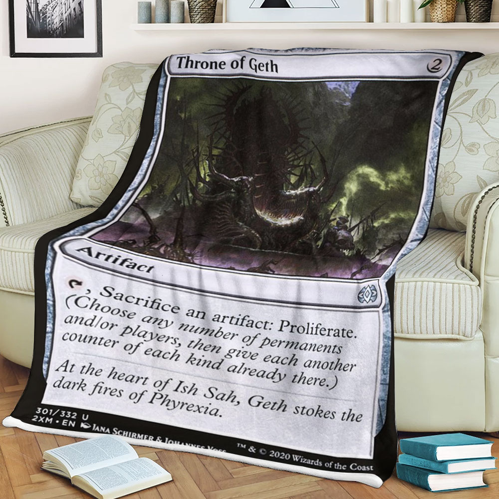 Magic The Gathering 2Xm 301 Throne Of Geth Blanket Magic The Gathering 2Xm 301 Throne Of Geth Blanket